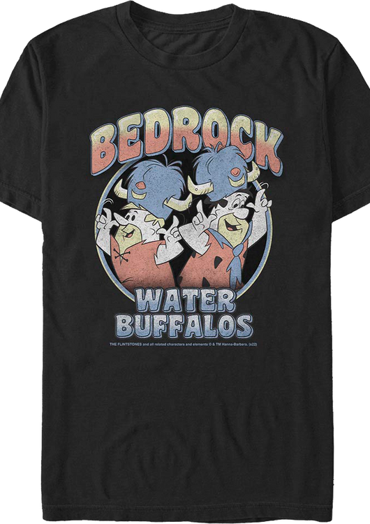 Bedrock Water Buffalos Flintstones T-Shirt - main product image
