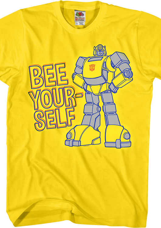 Bee Yourself Bumblebee Transformers T-Shirt - main product image