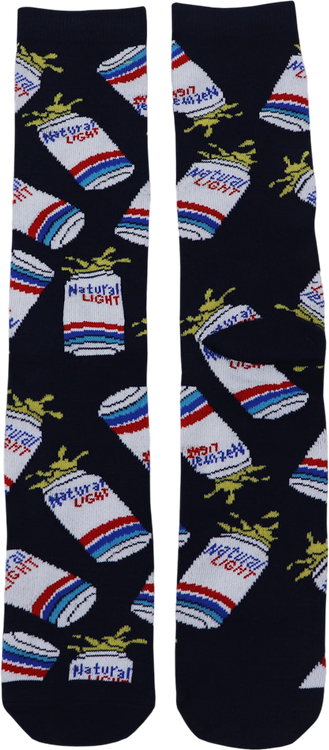Beer Cans Natural Light Socks - main product image