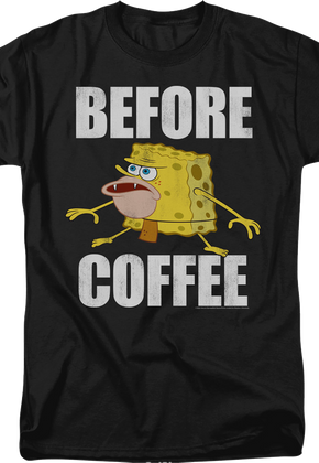 Before Coffee SpongeBob SquarePants T-Shirt