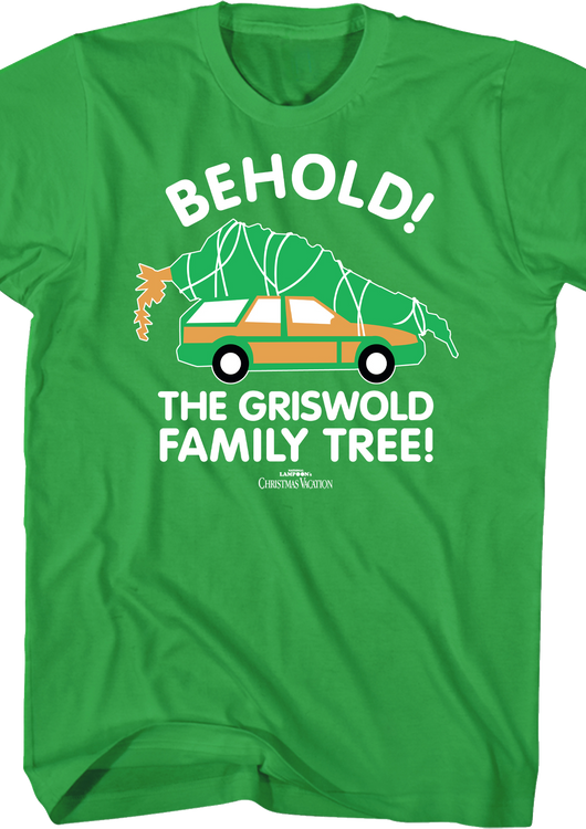 Behold The Griswold Family Tree Christmas Vacation T-Shirt - main product image