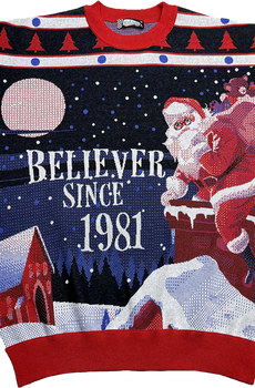 Believer Since 1981 Knitted Christmas Sweater
