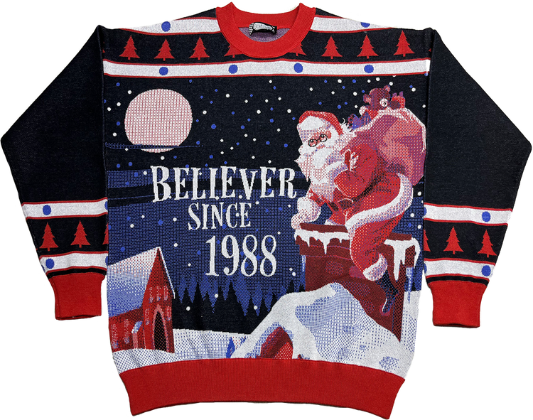 Believer Since 1988 Knitted Christmas Sweatermain product image