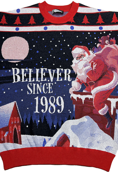 Believer Since 1989 Knitted Christmas Sweater
