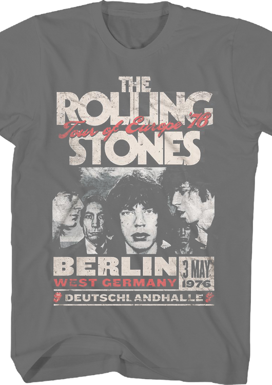 Berlin 1976 Rolling Stones T-Shirt - main product image