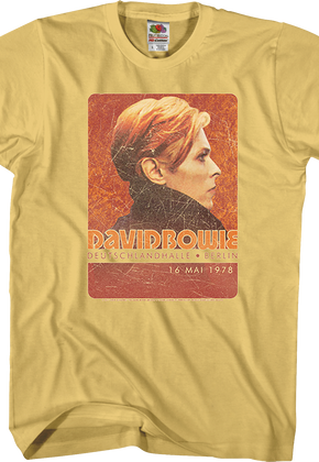 Berlin Poster David Bowie T-Shirt