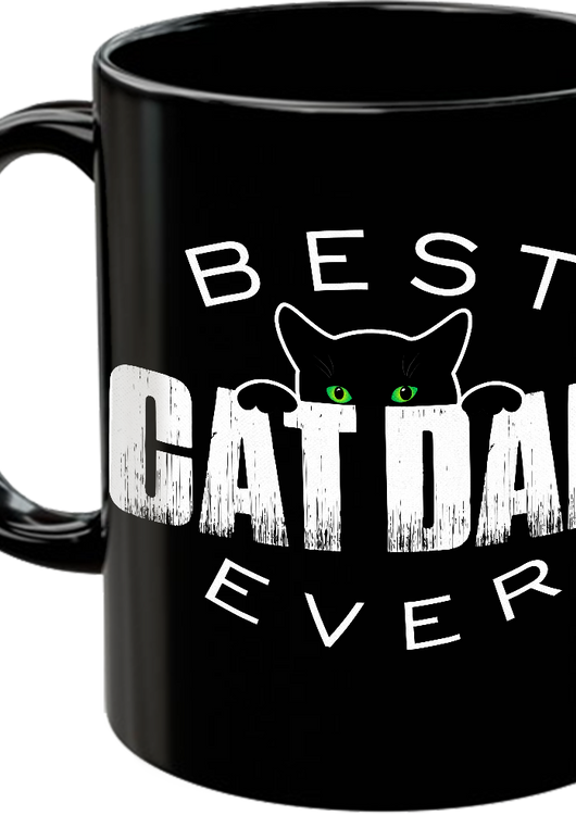Best Cat Dad Ever Coffee Mug - main product image