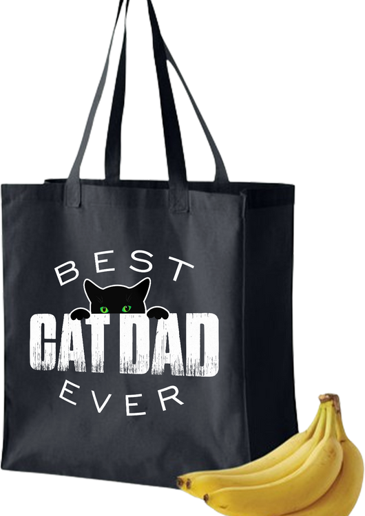 Best Cat Dad Ever Tote Bag - main product image