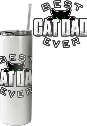 Best Cat Dad Ever Tumbler