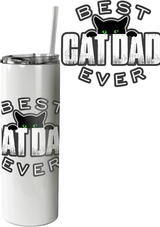 Best Cat Dad Ever Tumbler - main product image