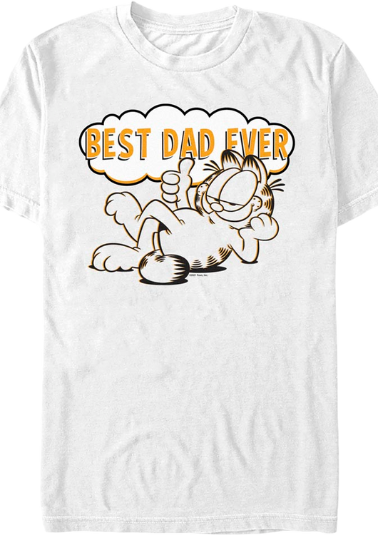 Best Dad Ever Garfield T-Shirt - main product image