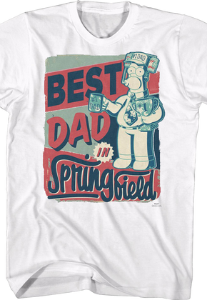 Best Dad In Springfield The Simpsons T-Shirt