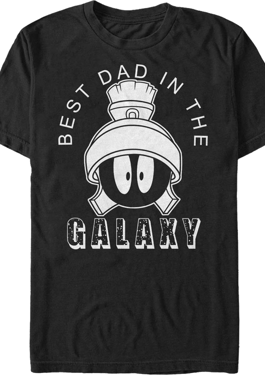 Best Dad In The Galaxy Marvin The Martian Looney Tunes T-Shirt - main product image