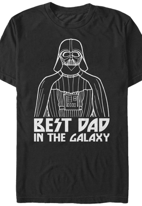Best Dad In The Galaxy Star Wars T-Shirt