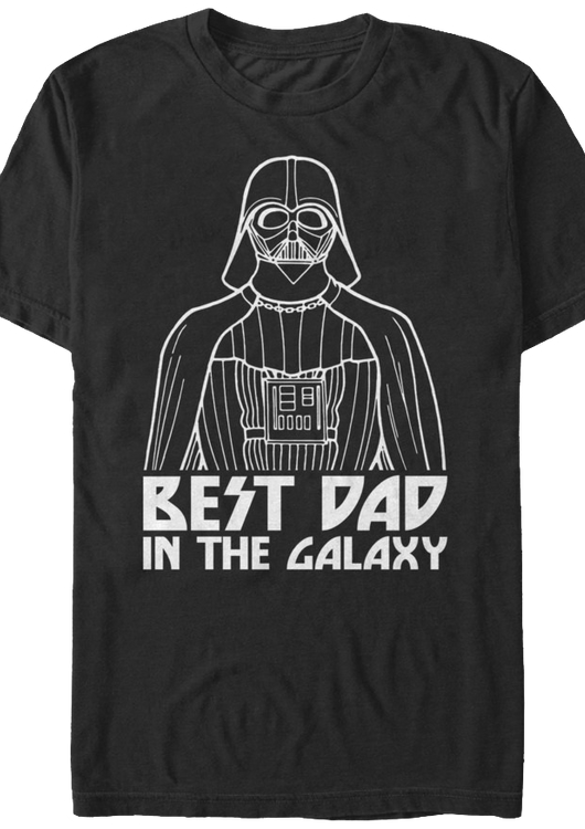 Best Dad In The Galaxy Star Wars T-Shirt - main product image