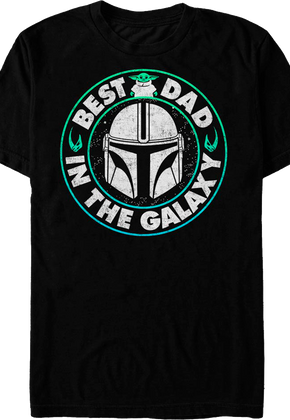 Best Dad In The Galaxy The Mandalorian Star Wars T-Shirt