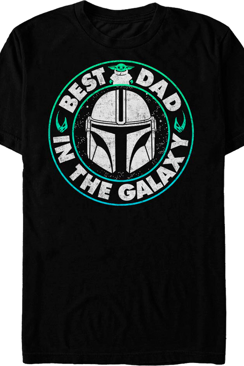 Best Dad In The Galaxy The Mandalorian Star Wars T-Shirt - main product image