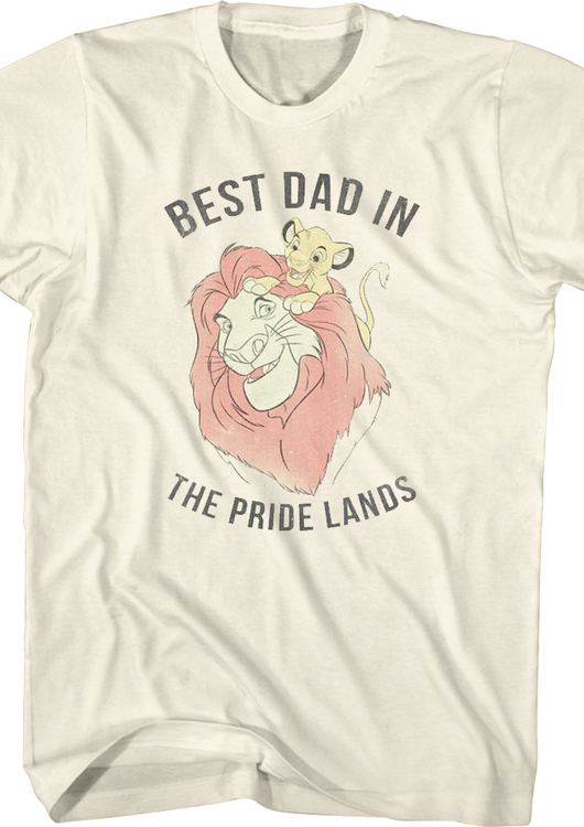 Best Dad In The Pride Lands Lion King Disney T-Shirt - main product image