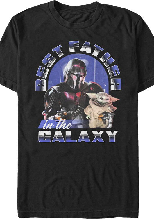 Best Father In The Galaxy The Mandalorian Star Wars T-Shirt - main product image