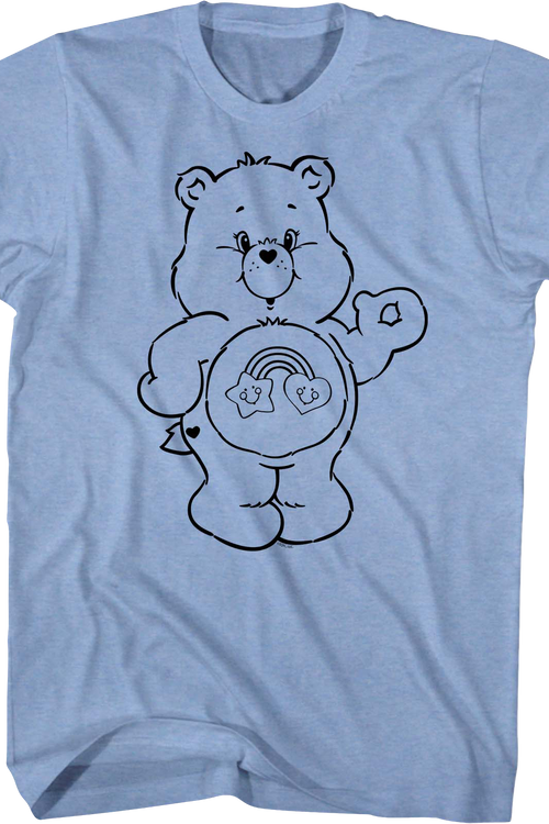 Best Friend Bear Outline Care Bears T-Shirtmain product image
