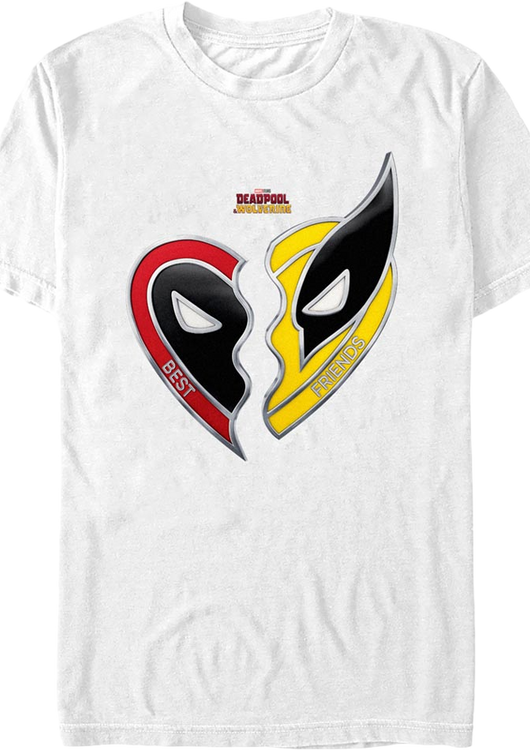 Best Friends Deadpool & Wolverine Marvel Comics T-Shirt - main product image