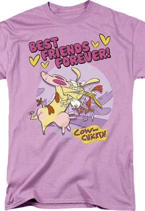 Best Friends Forever Cow and Chicken T-Shirt