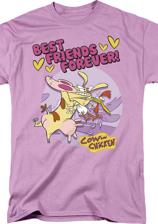 Best Friends Forever Cow and Chicken T-Shirt - main product image