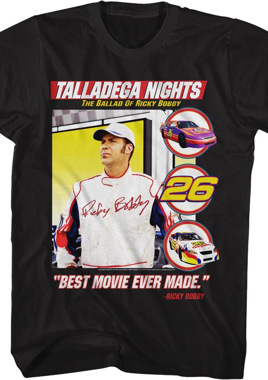 Best Movie Ever Made Talladega Nights T-Shirt - main product image