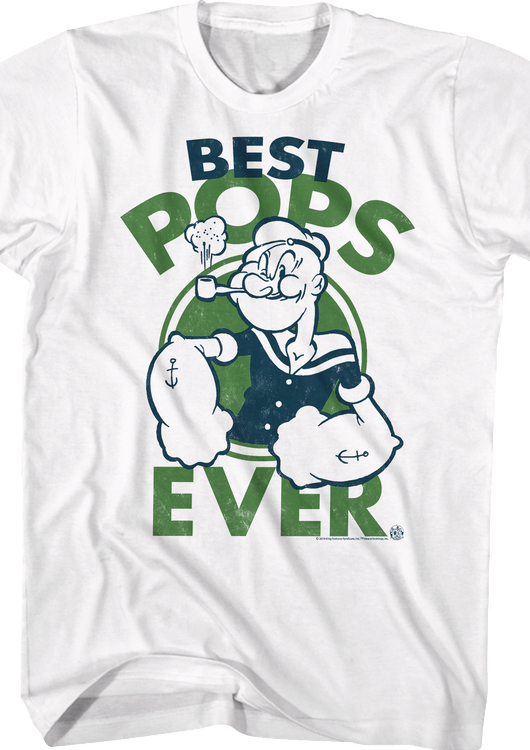 Best Pops Ever Popeye T-Shirt - main product image