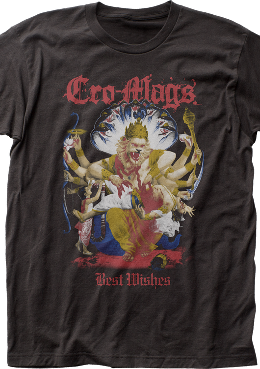 Best Wishes Cro-Mags T-Shirt - main product image