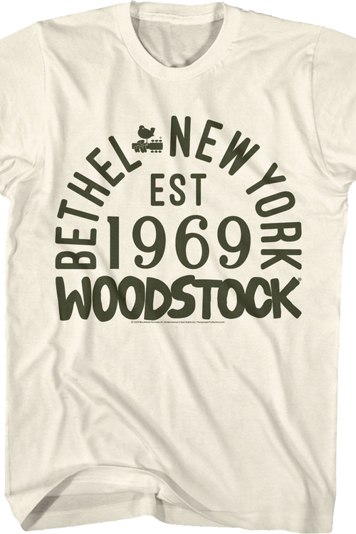 Bethel New York 1969 Woodstock T-Shirtmain product image