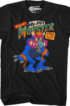Beware Keep Out Illustration My Pet Monster T-Shirt