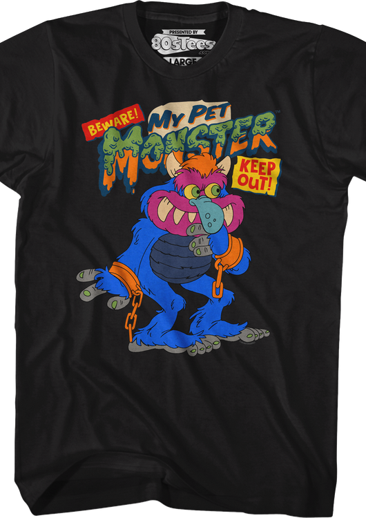 Beware Keep Out Illustration My Pet Monster T-Shirt - main product image