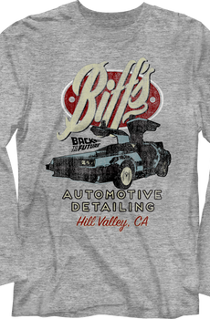 Biff's Automotive Detailing Back To The Future Long Sleeve Shirt