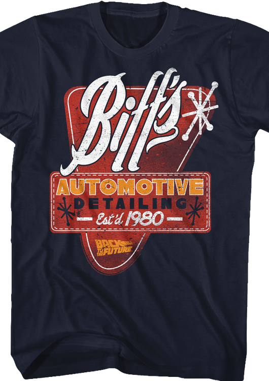 Biff's Automotive Detailing Back To The Future T-Shirt - main product image