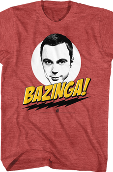Absolute Cult The Big Bang Theory Men's Bazinga Sweatshirt - Heavy Blend, Officially Licensed