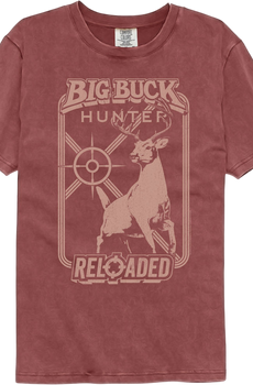 Big Buck Hunter Monochrome Target Comfort Colors Brand T-Shirt