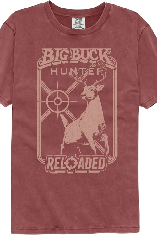 Big Buck Hunter Monochrome Target Comfort Colors Brand T-Shirtmain product image
