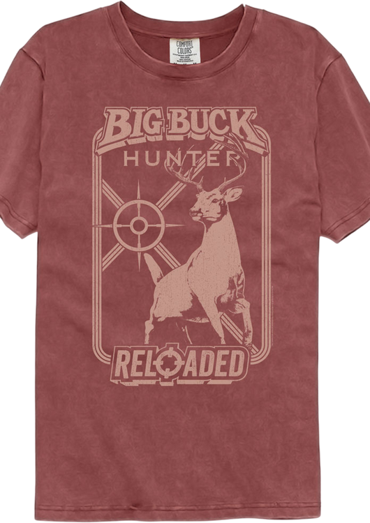 Big Buck Hunter Monochrome Target Comfort Colors Brand T-Shirt - main product image