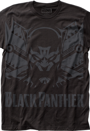 Big Face Black Panther T-Shirt