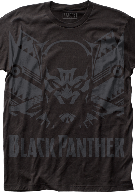 Big Face Black Panther T-Shirt - main product image