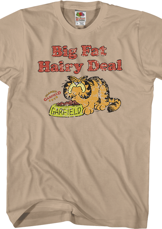 Big Fat Hairy Deal Garfield T-Shirt - main product image