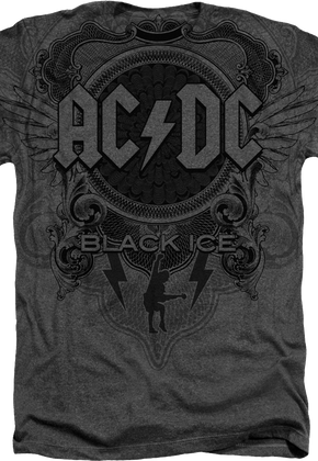 Big Print Black Ice ACDC Shirt