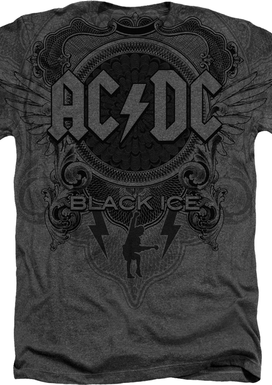 Big Print Black Ice ACDC Shirt - main product image