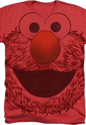 Big Print Elmo Sesame Street T-Shirt