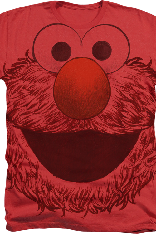 Big Print Elmo Sesame Street T-Shirt - main product image