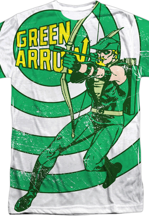 Big Print Green Arrow DC Comics T-Shirt