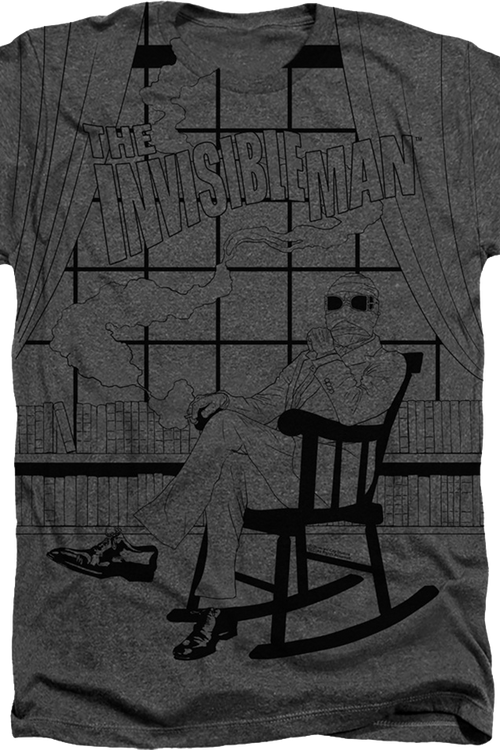 Big Print Invisible Man T-Shirt - main product image