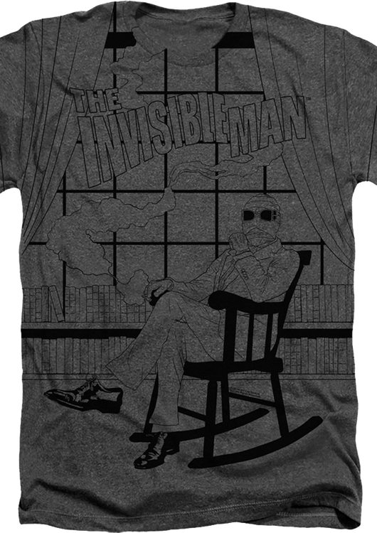 Big Print Invisible Man T-Shirt - main product image
