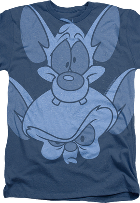 Big Print Pink And The Brain Animaniacs T-Shirt
